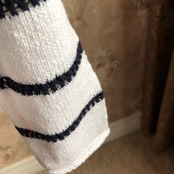 NWT JONES NEW YORK   NAVY DOCK SWEATER - Picture 4 of 4